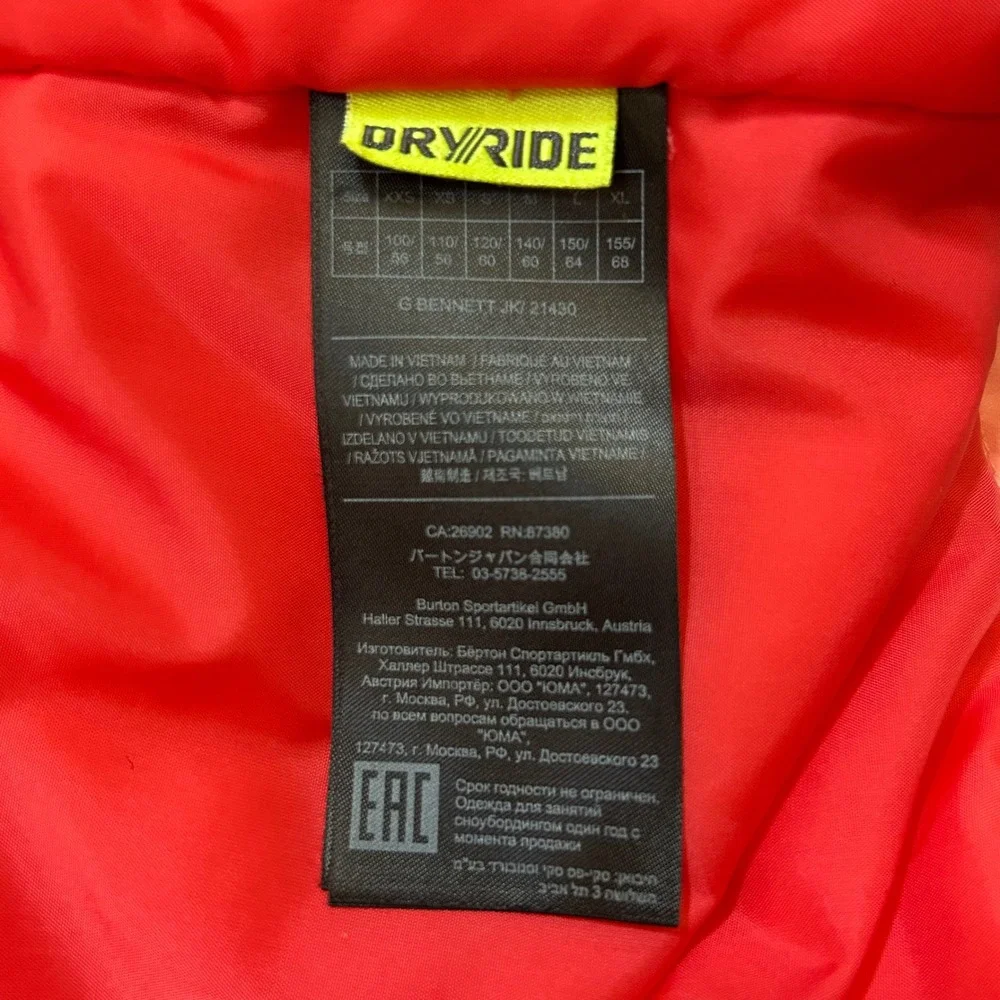 Burton girls insulated
